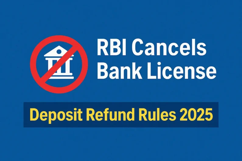 RBI Cancels Bank License Deposit Refund Rules 2025