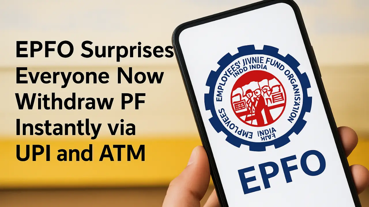 How to Withdraw PF Using UPI and ATM – EPFO’s New Update Explained